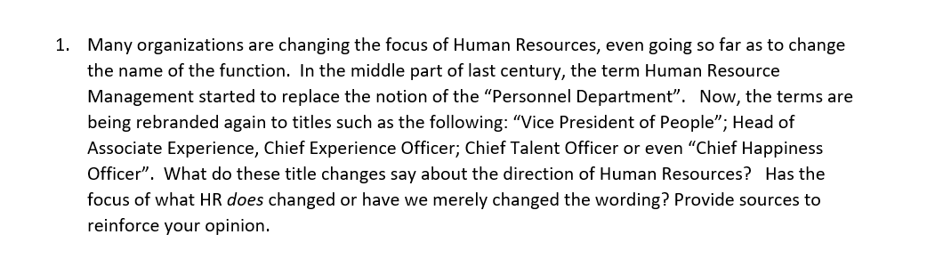 I need to write two paragraphs on this :( 1. Many