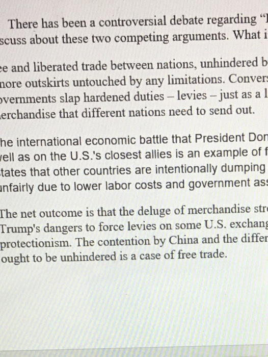 There has been a controversial debate regarding