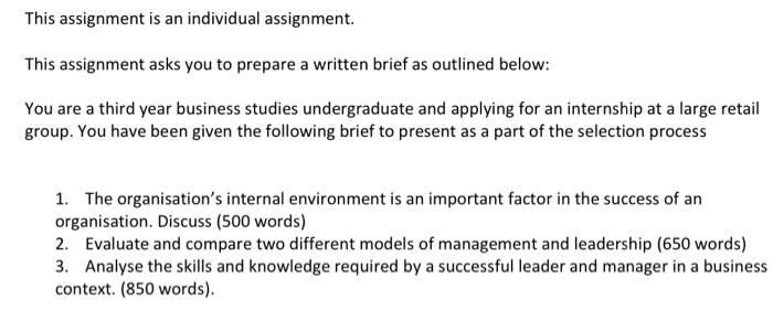 only question 1 please This assignment is an