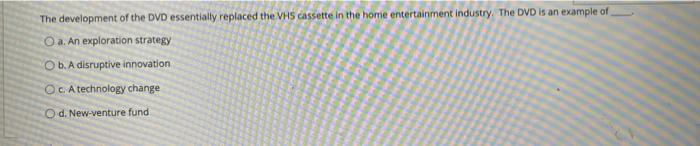 Which of the following is not an example of an