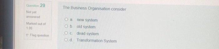 Question 22 Marketing focus on sales Novel