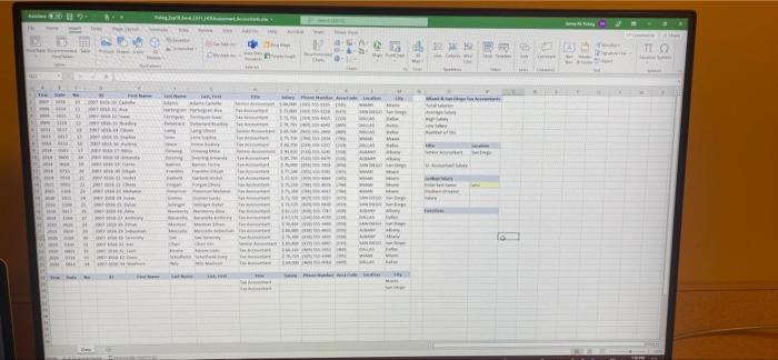 Excel 2010 Project Step Instructions Points