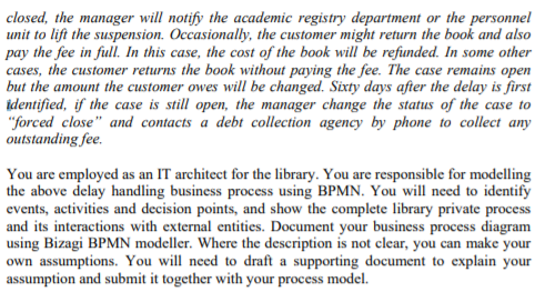 Assignment 1: Business Process Modelling 1.