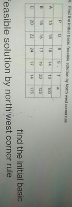 please provide the answer 4. Find the initial