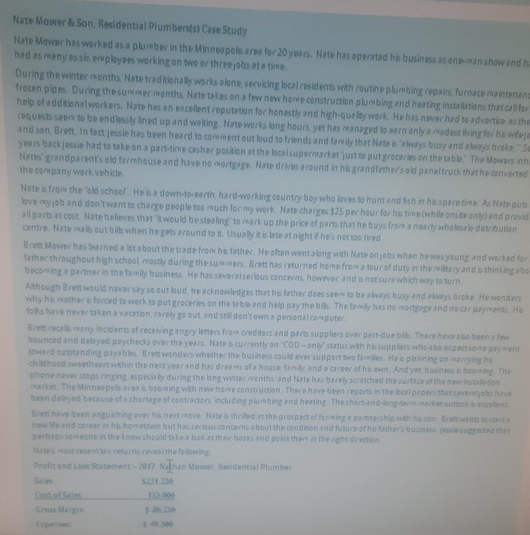 as soon as possible (12 Marks) Using the case