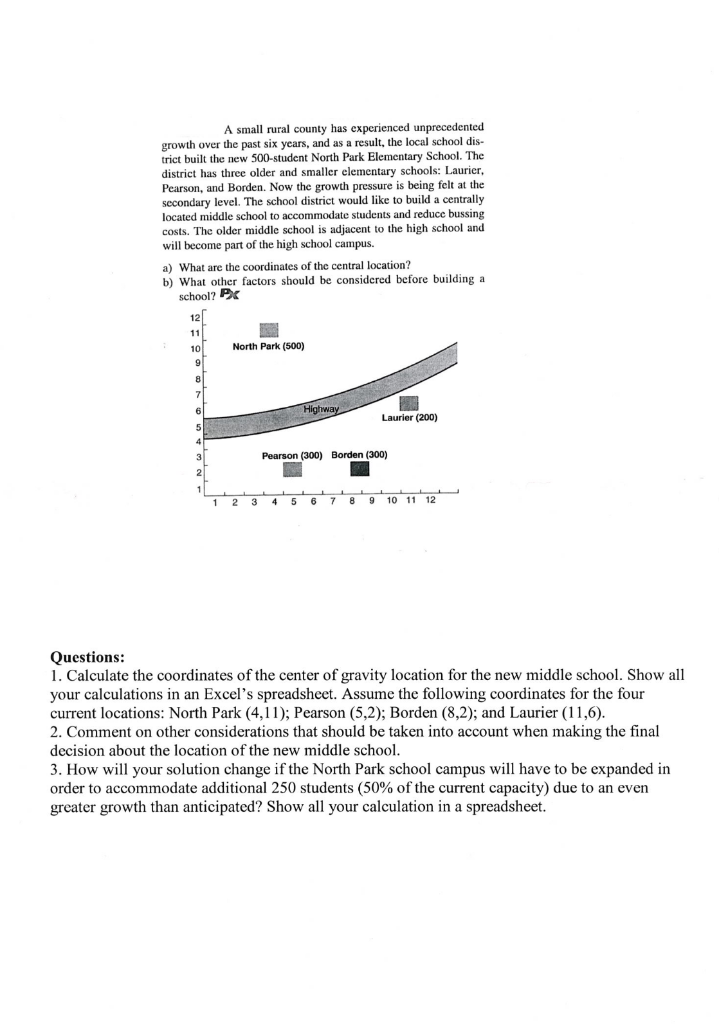 A small rural county has experienced