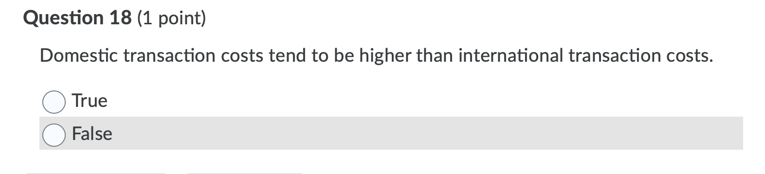 Question 17 (1 point) By trying to be