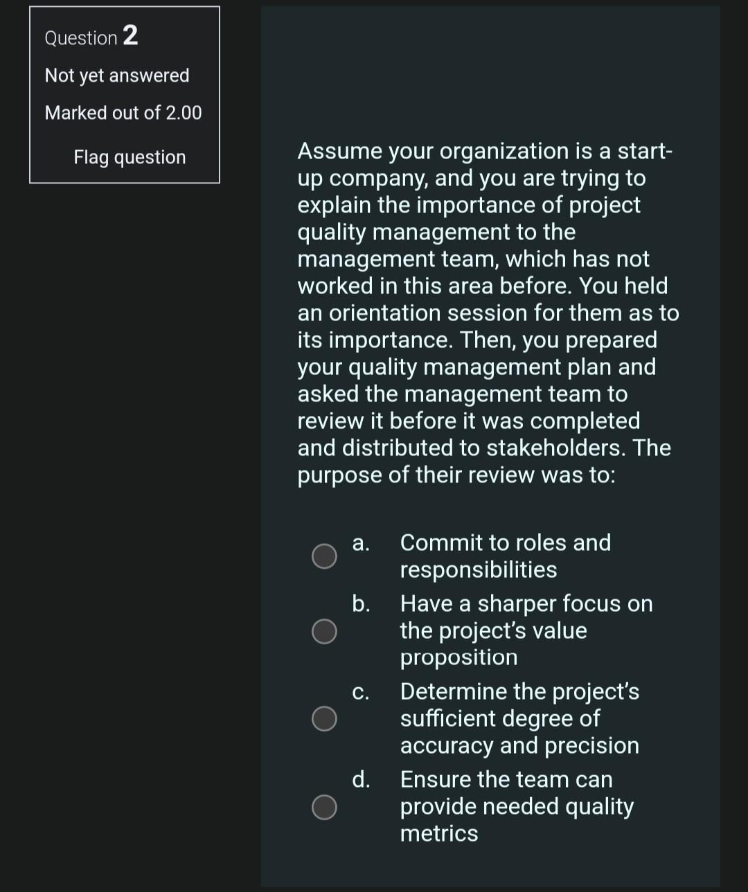 I need answer quickly without explanation Assume