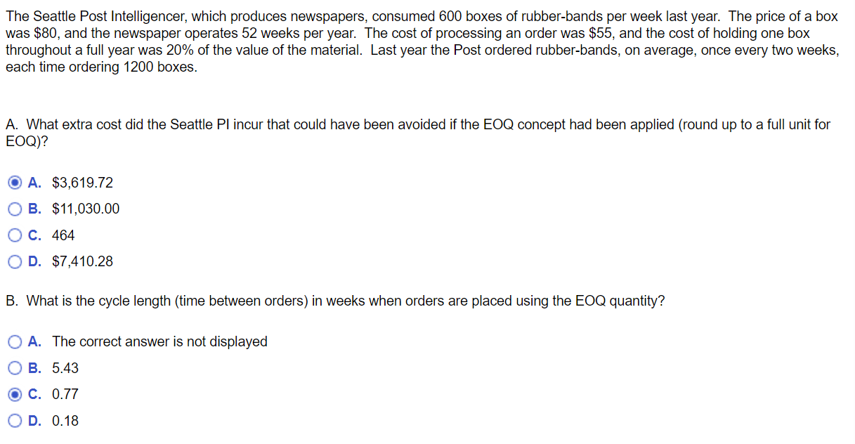 The Seattle Post Intelligencer, which produces