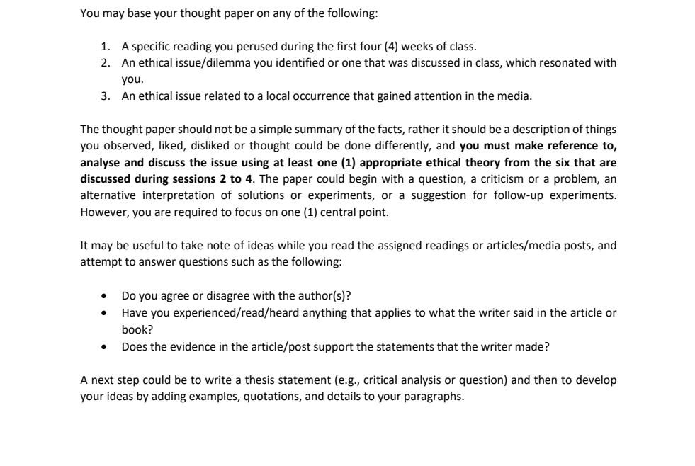 How do I start or write or points on how to write