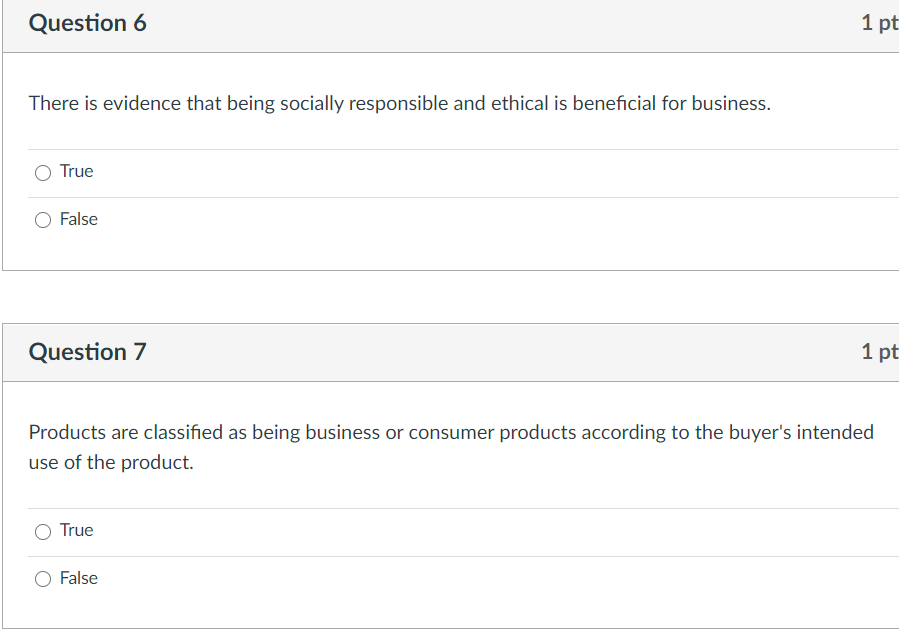 Question 1 Customers are the focal point of all