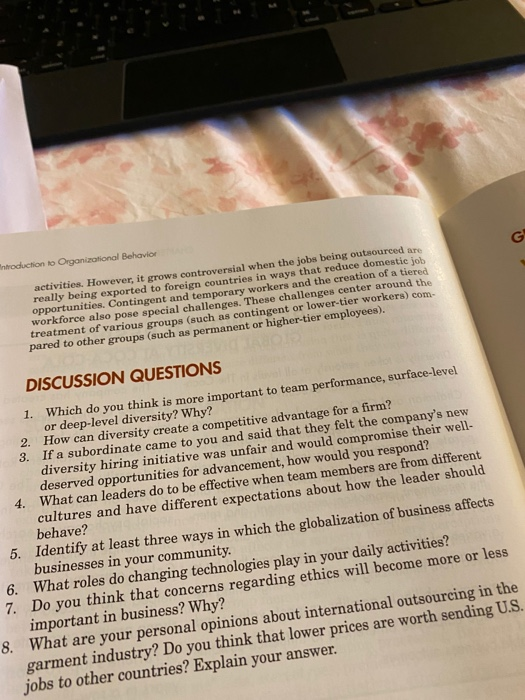 Throduction to Organizational Behavior