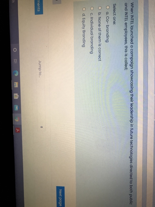 When INTEL launched a campaign showcasing their