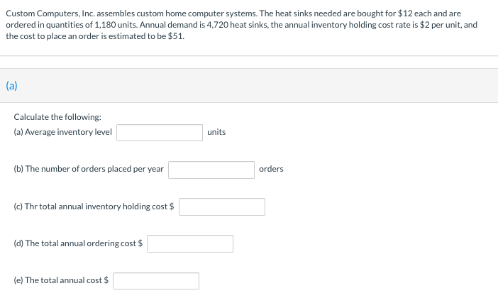 Custom Computers, Inc. assembles custom home
