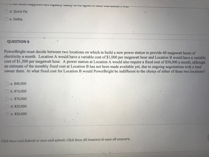 ww wwwwwwwwwwwy wypov d. Quick Fix e Delta