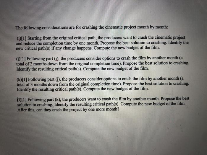 please solve I,J,K,L and show work I will like