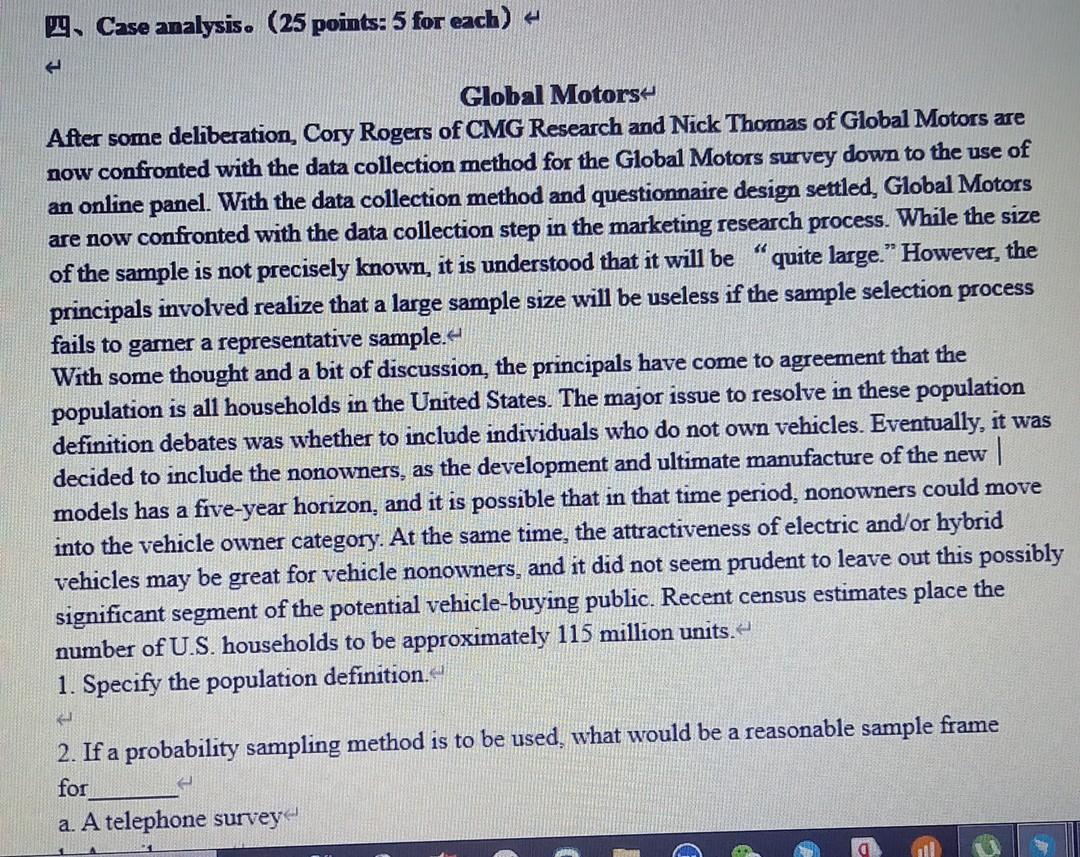 please.ASAP 29, Case analysis. (25 points: 5 for