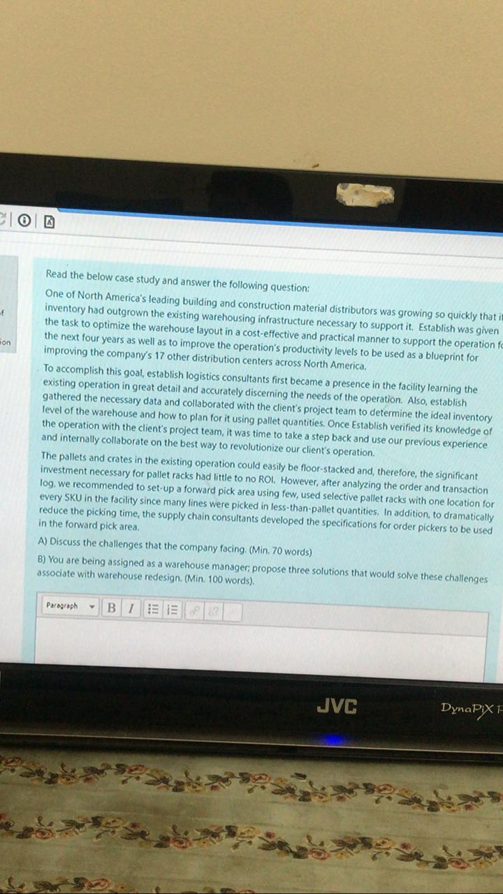 SO of son Read the below case study and answer