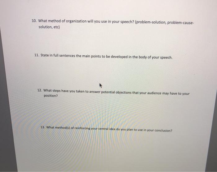 PERRSUASIVE SPEECH PREPARATION WORKSHEET 1. What