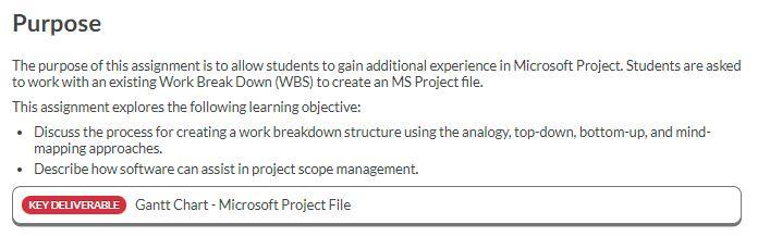 Instructions Based on the following work break