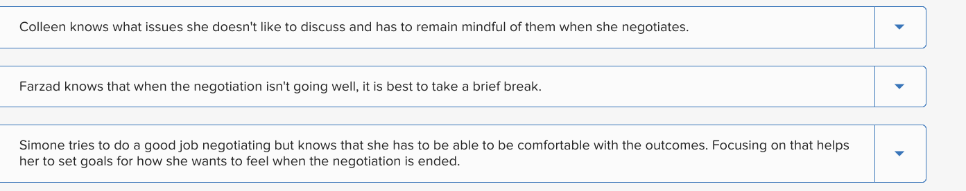 Emotional Preparation in Negotiations Preparing