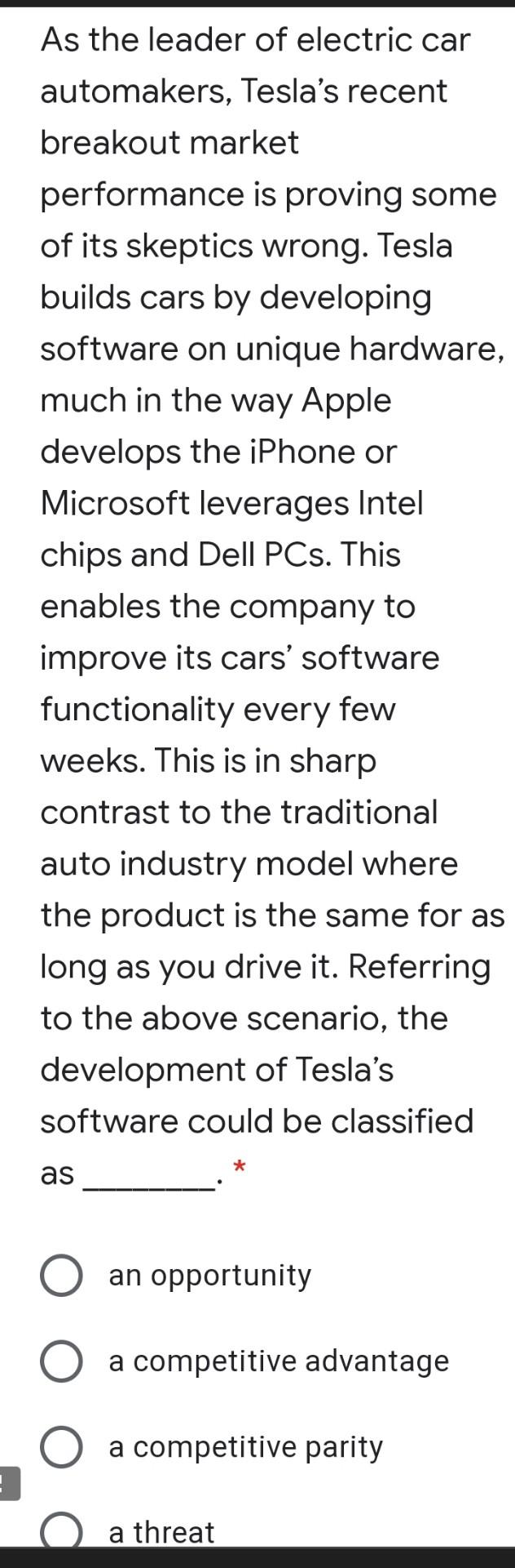 As the leader of electric car automakers, Tesla's