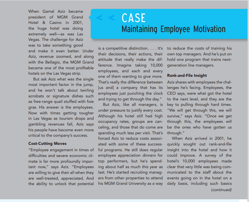 Read the case study and answer 3 discussion