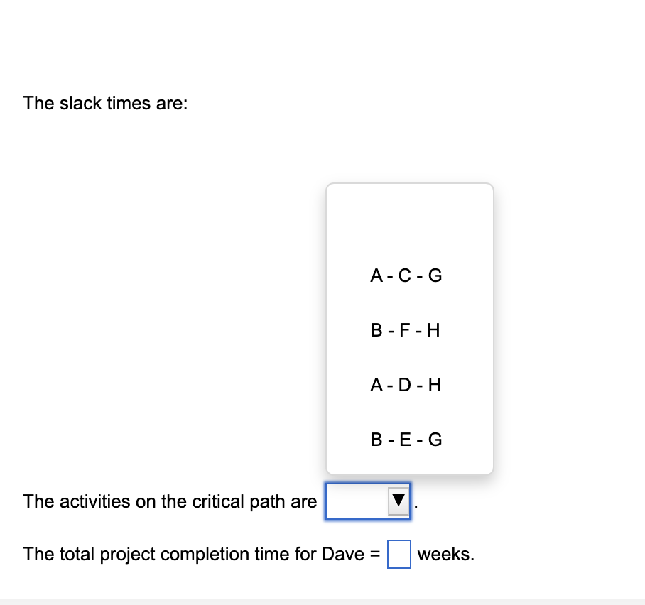 please answer same format as question Dave