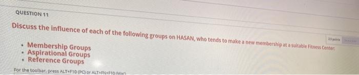 fast please QUESTION 13 Discuss the influence of