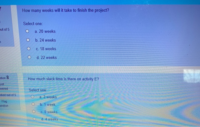 Questions 6-10 refer to the following