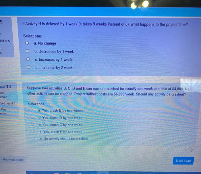 Questions 6-10 refer to the following