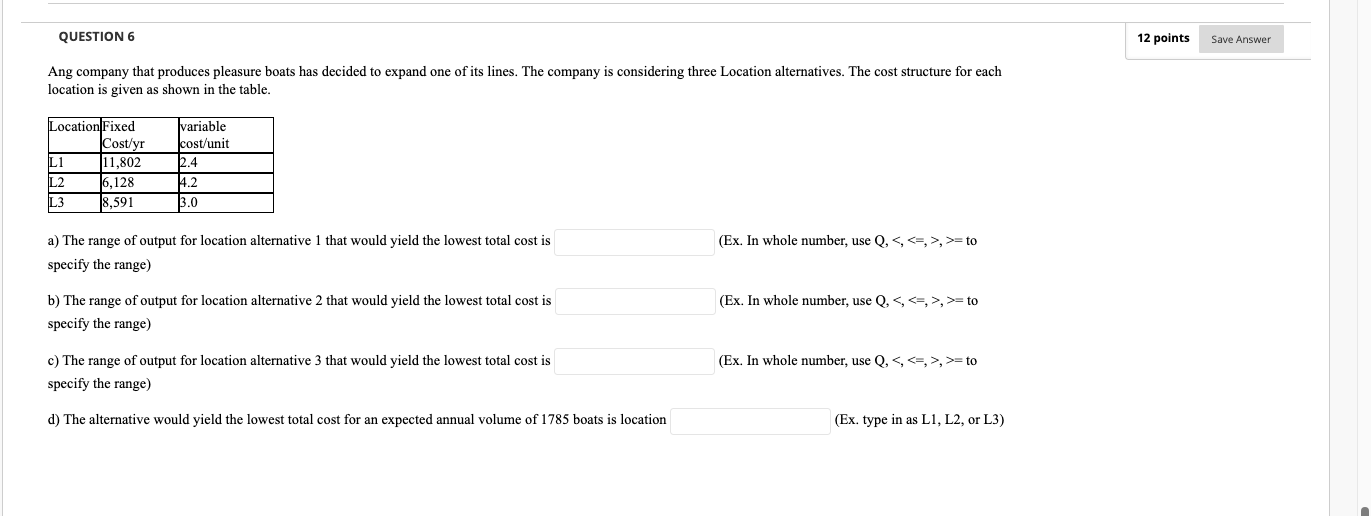 QUESTION 6 Ang company that produces pleasure