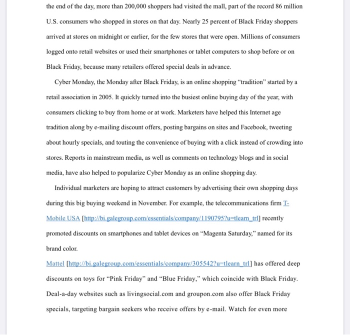 Big Buying on Black Friday and Cyber Monday Black