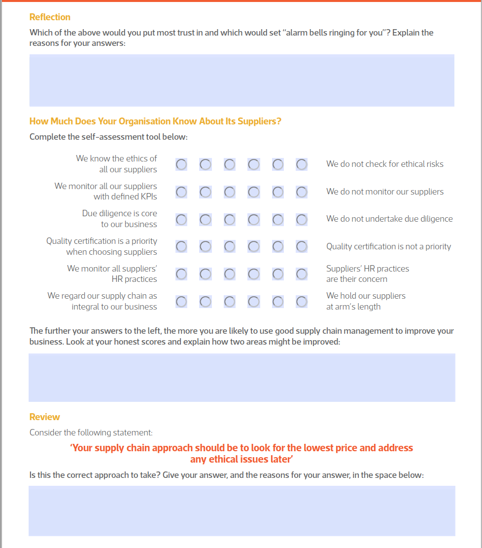 Understanding Know Your Suppliers' Link the terms