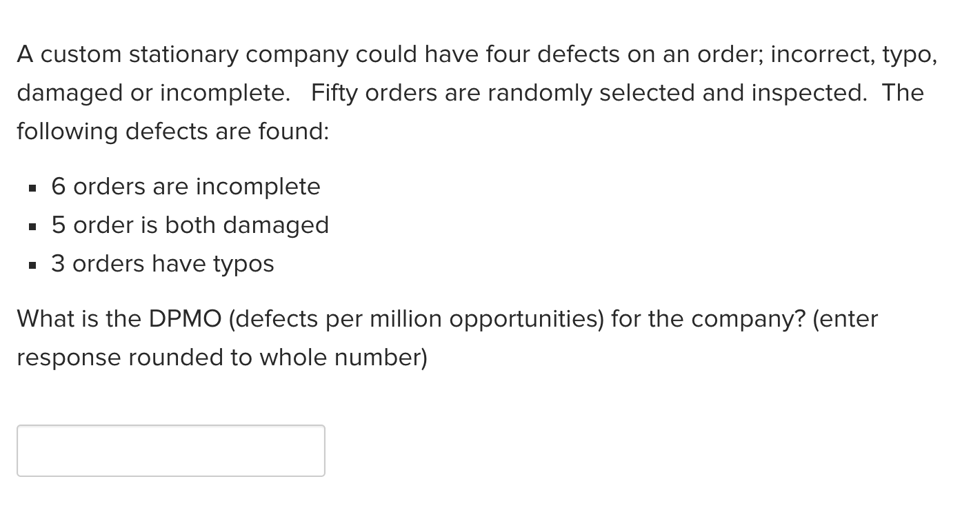 A custom stationary company could have four