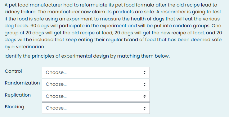 A pet food manufacturer had to reformulate its