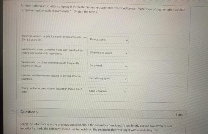 An International cosmetics company is interested