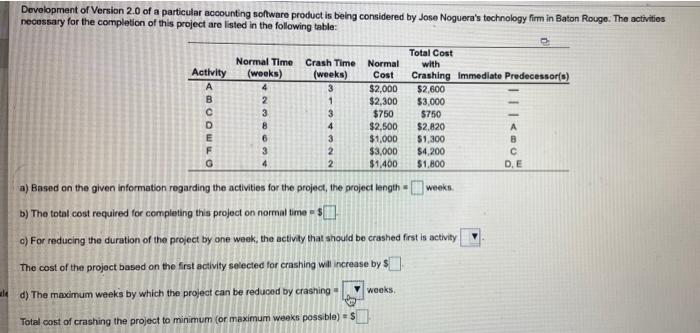 Development of Version 2.0 of a particular