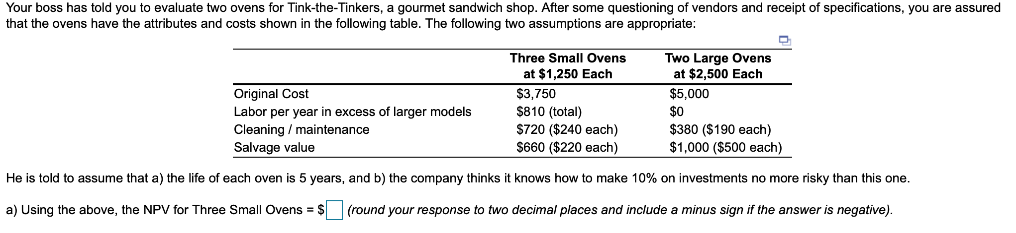 I need help with parts A and B of this problem