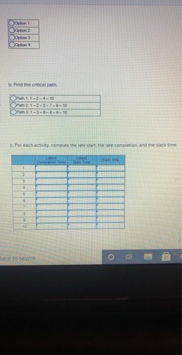 2 1 10 points Consider the dependency matrix and