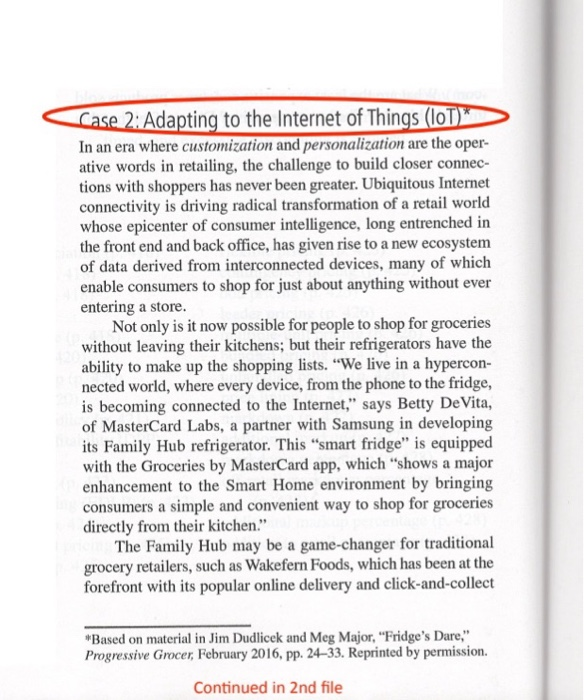 Please read and respond to the Mini Case found in