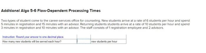 Additional Aigo 5-6 Flow-Dependent Processing