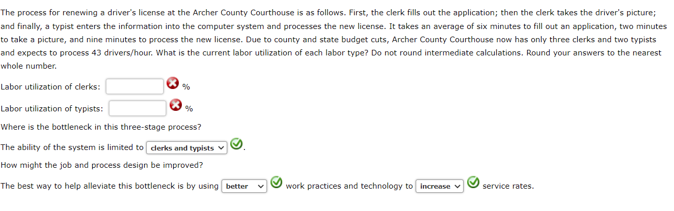 The process for renewing a driver's license at