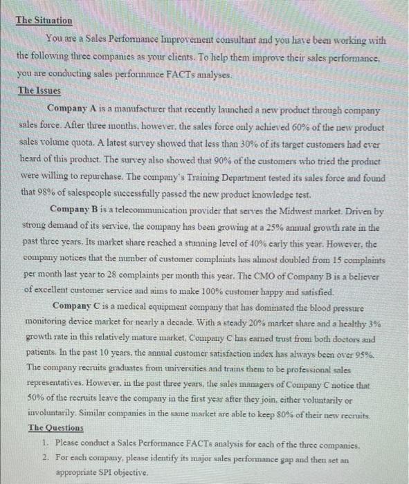 please answer the 7 part question for company B.