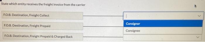 Please match all 3 State which entity receives