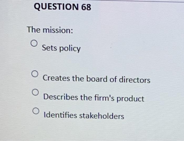 please have the correct answer QUESTION 57 A SWOT