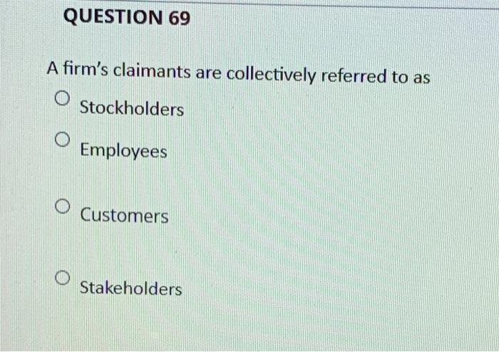 please have the correct answer QUESTION 57 A SWOT