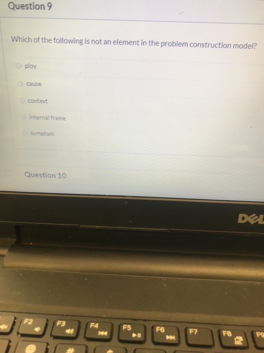 Question 9 Which of the following is not an