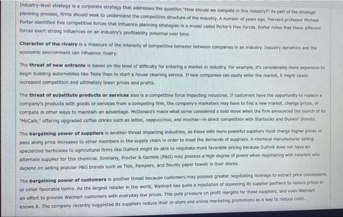 please answer all 3 parts to this question