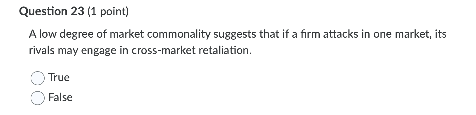 Question 21 (1 point) Location-specific